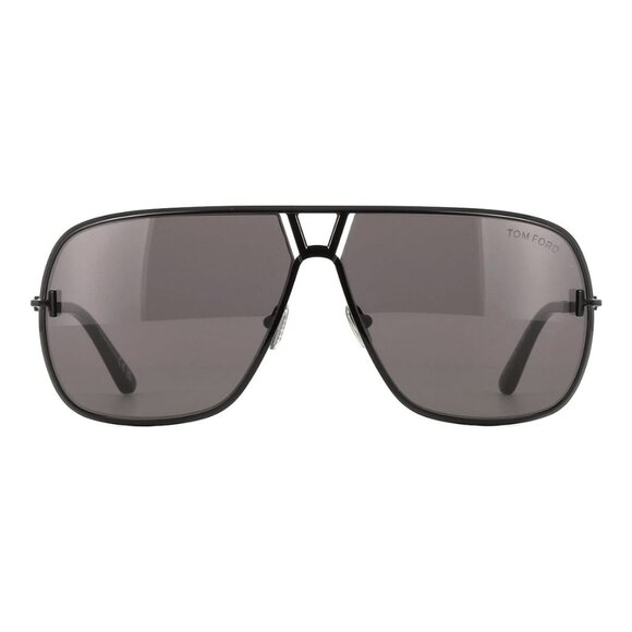 New TOM FORD Stavros Black Square FT1204/S 01A Sunglasses Women - Picture 2 of 4